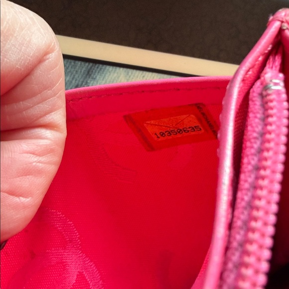 Beautiful Chanel Long Wallet In Black Leather Pink Leather Inside - Picture 8 of 10